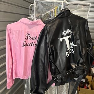 Grease Pink and Black Jackets Set